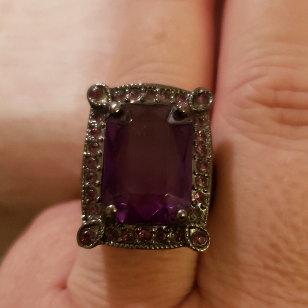 Purple square ring - Picture 3 of 3